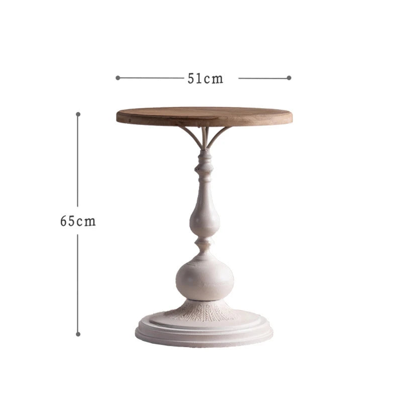 French Vintage Solid Wood Small Table