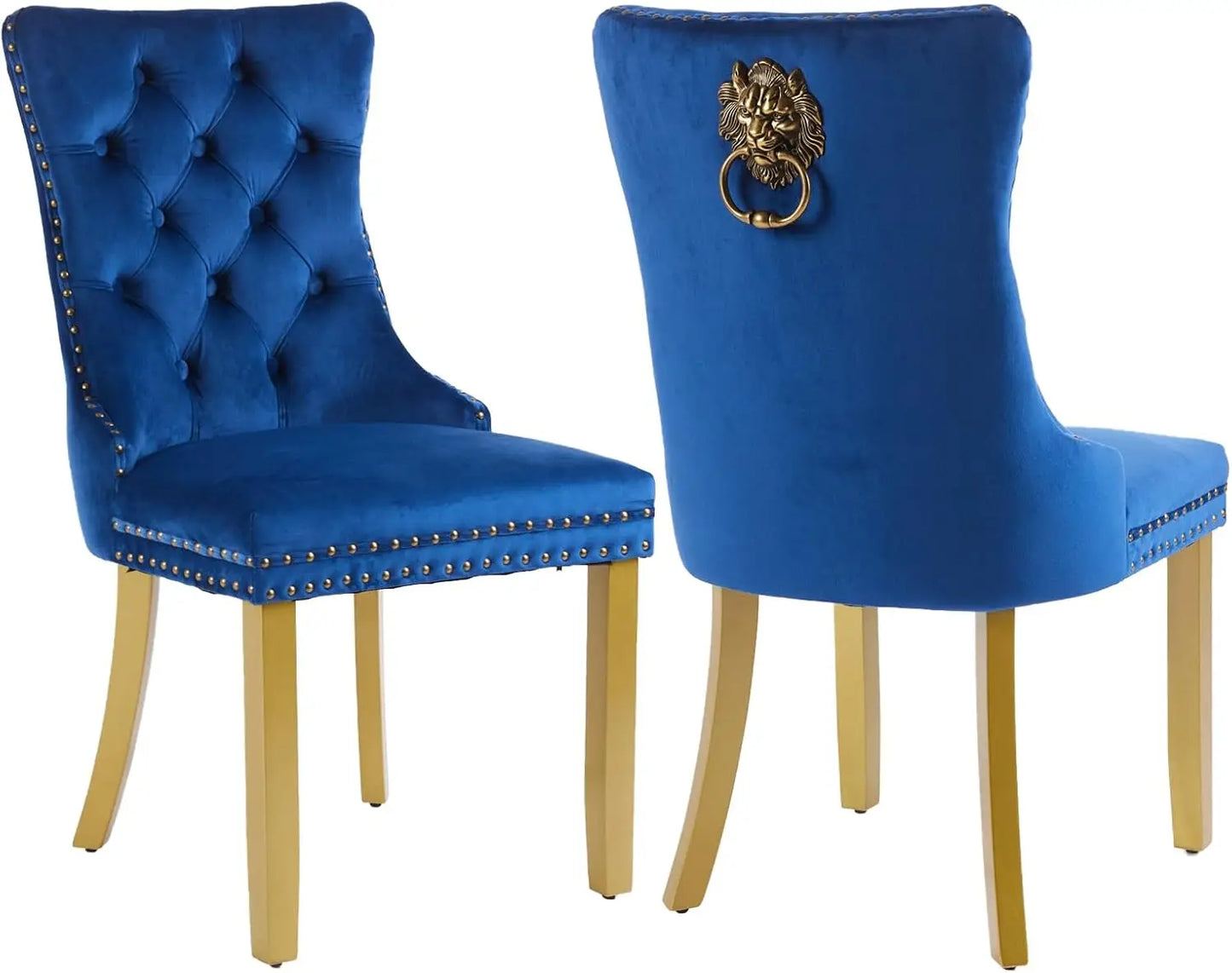 Velvet Upholstered Dining Room Chairs