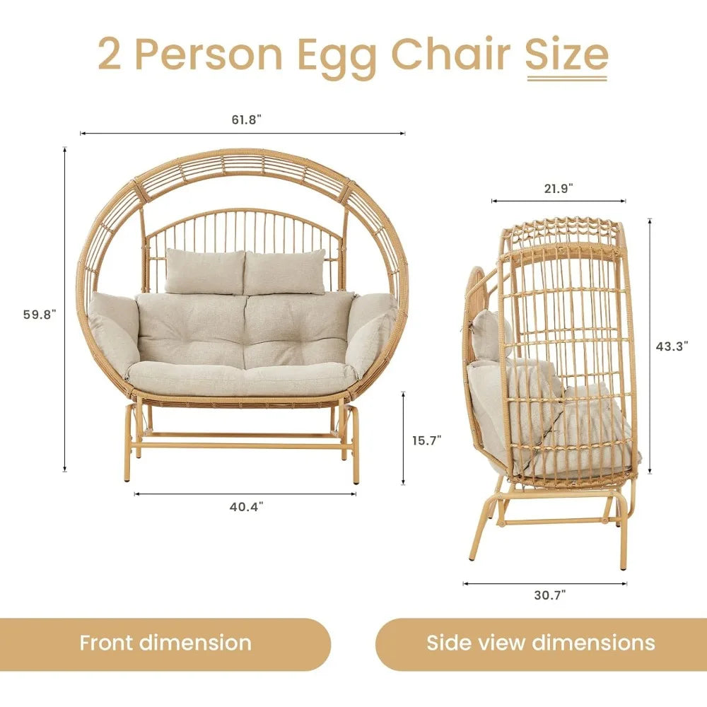 Outdoor Glider Egg Chair