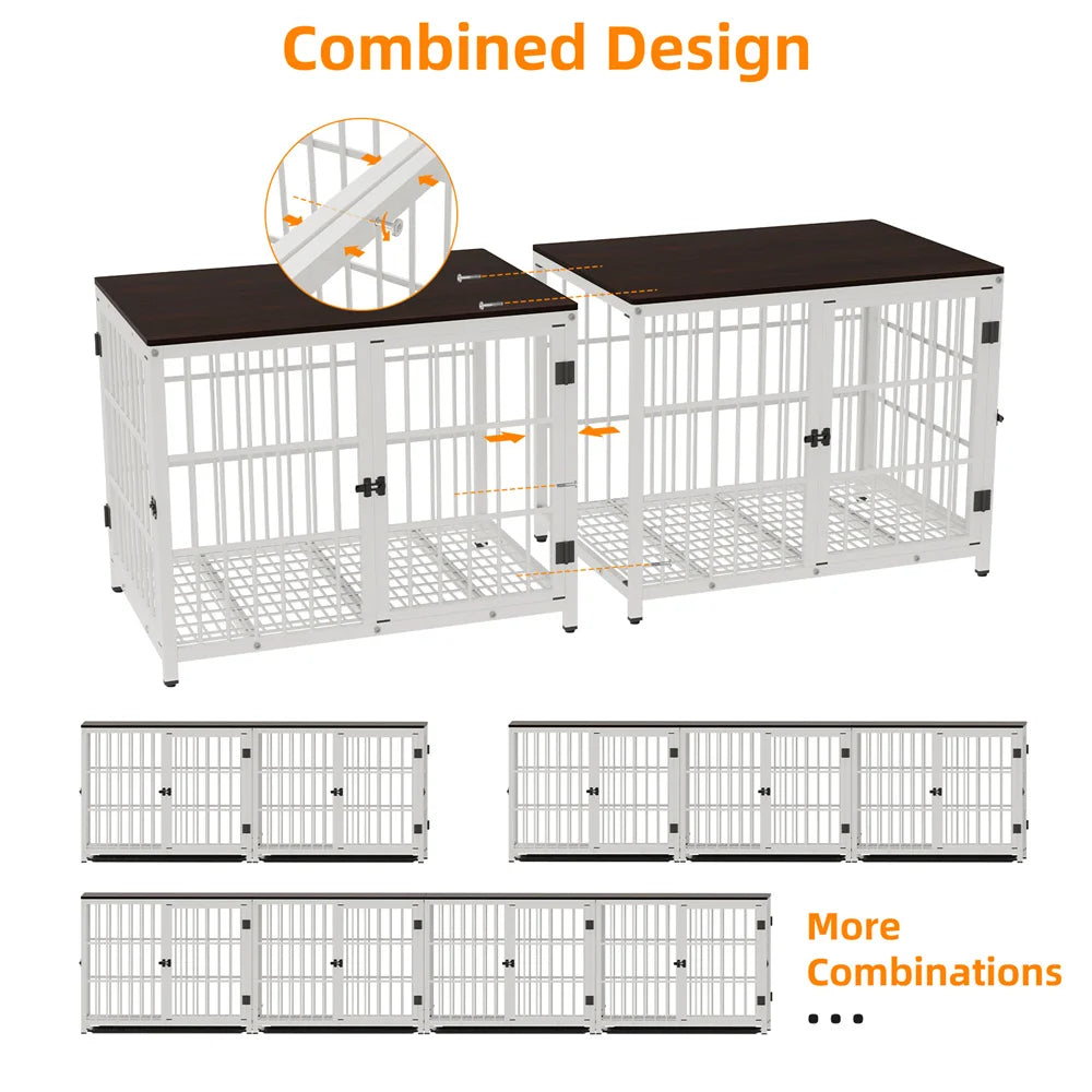 Style Elevated Pet Kennel End Table