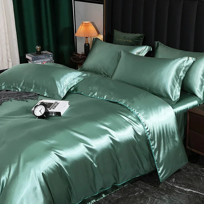 Luxury Satin Duvet , Sheet Set and Pillowcases