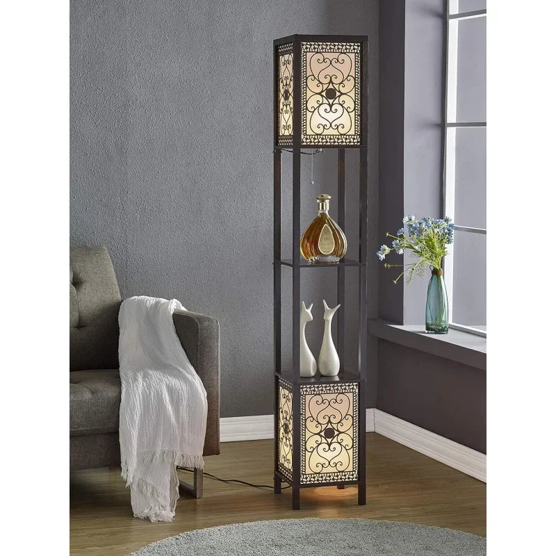 Infinity Heart 2-Light Shelf Floor lamp