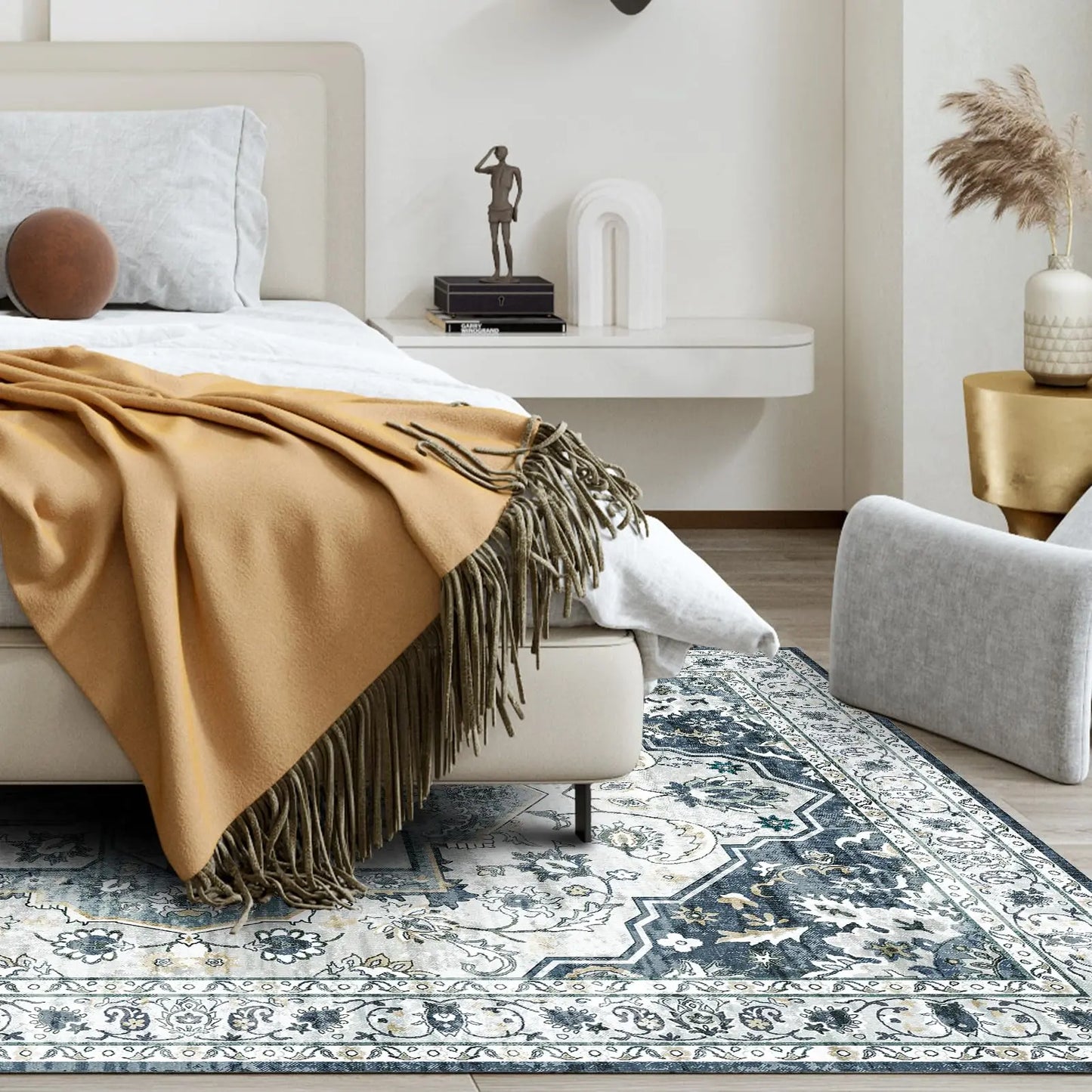 Throw Carpet for Living Room Bedroom Kitchen