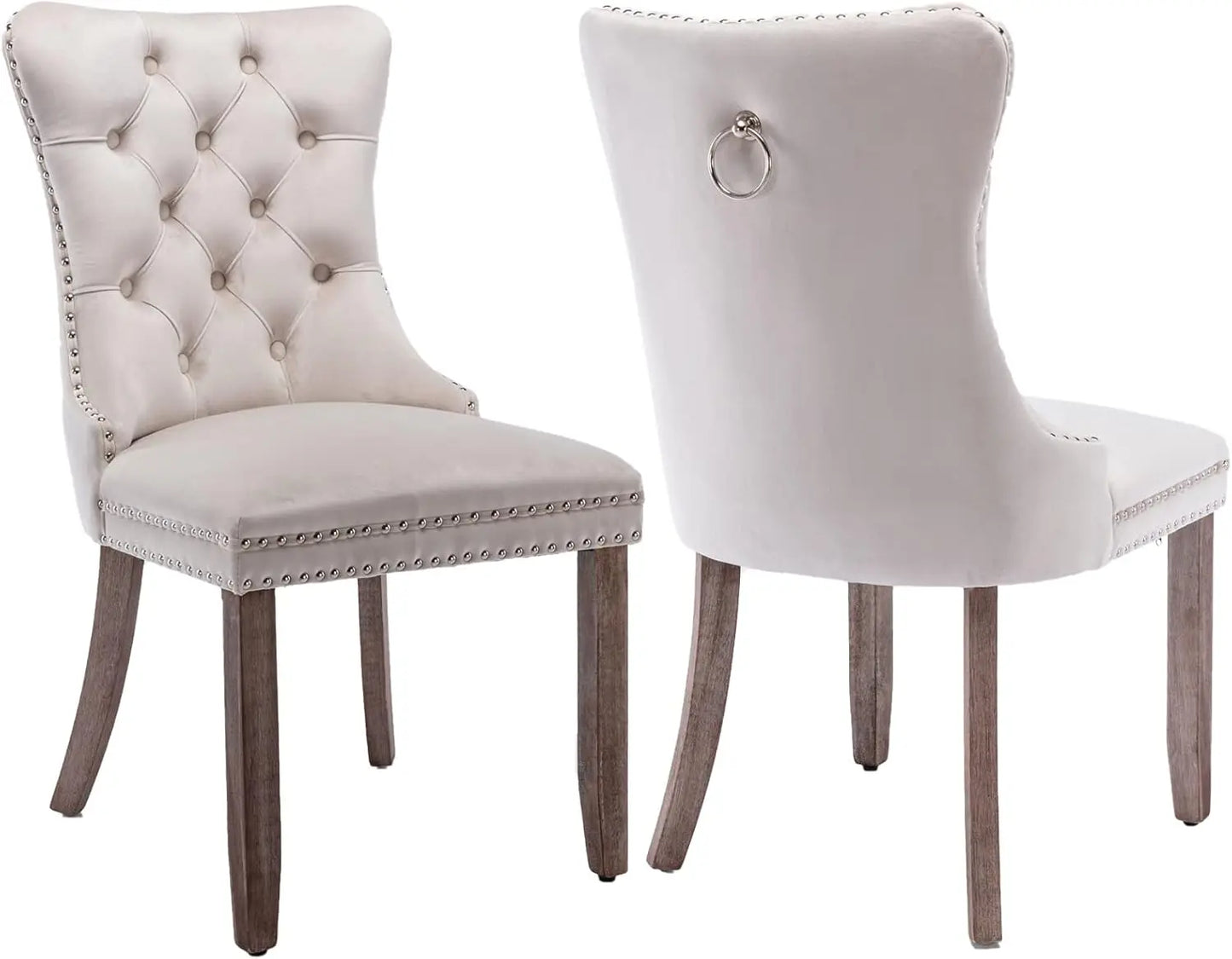 Velvet Upholstered Dining Room Chairs