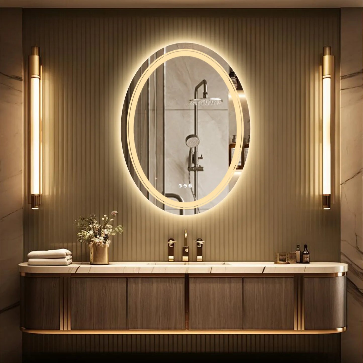 Illuminated LED Bathroom Vanity Mirror