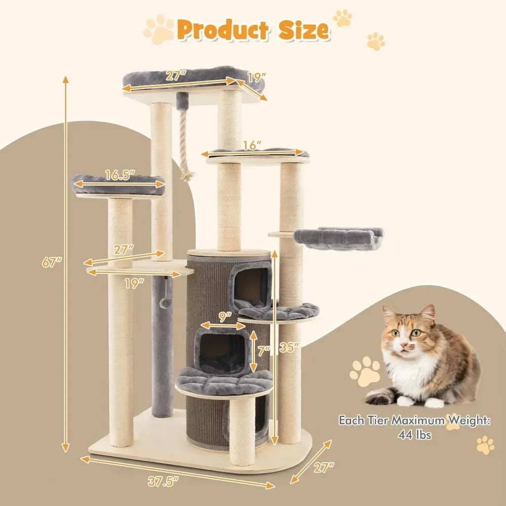 Activity Tower for Medium to Large Cats