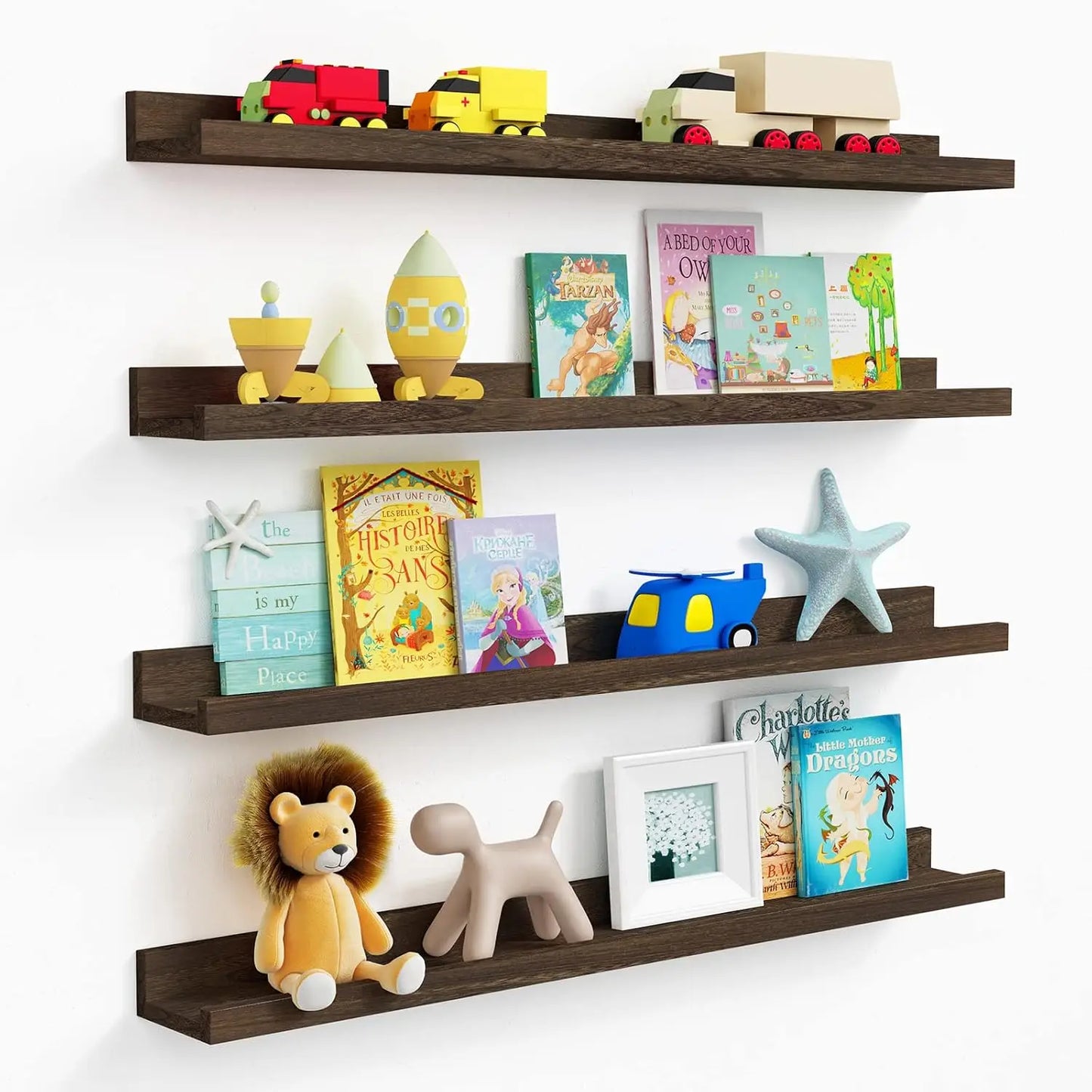 Floating Shelves for Kids Bedroom