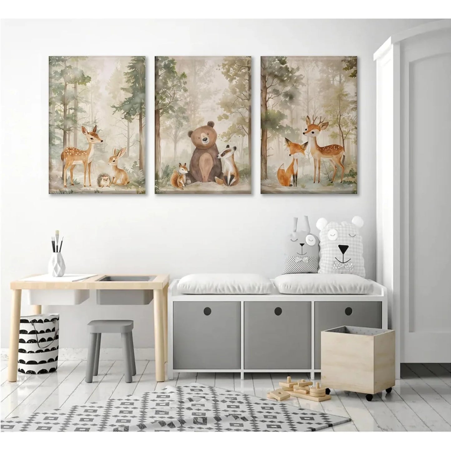 Woodland Animal Nursery Wall Decor