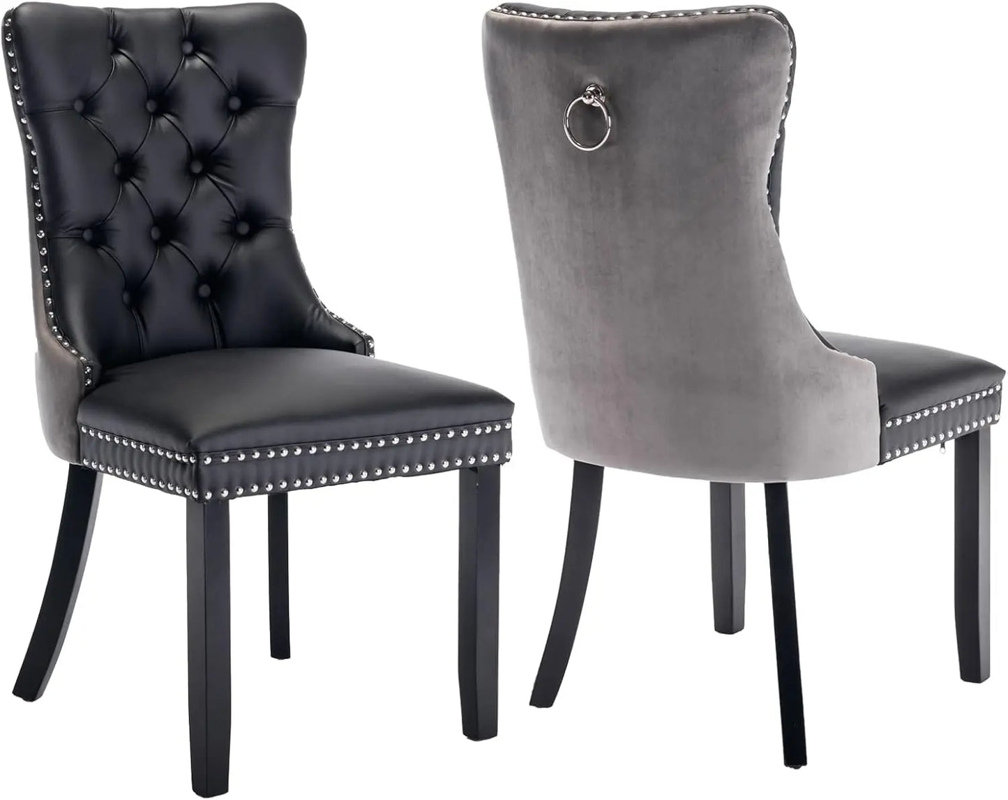 Velvet Upholstered Dining Room Chairs
