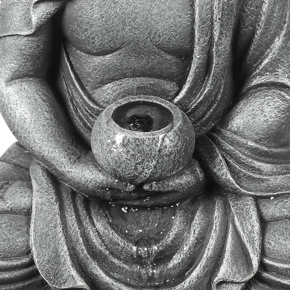 Meditation Buddha Statue Courtyard Fountain