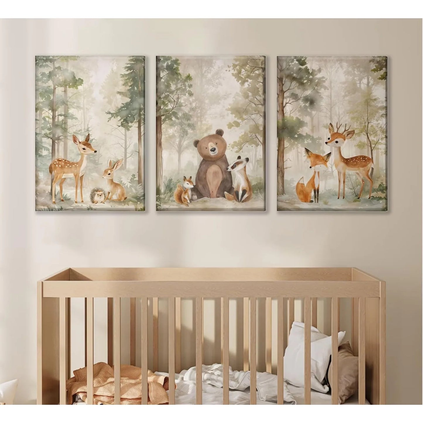 Woodland Animal Nursery Wall Decor