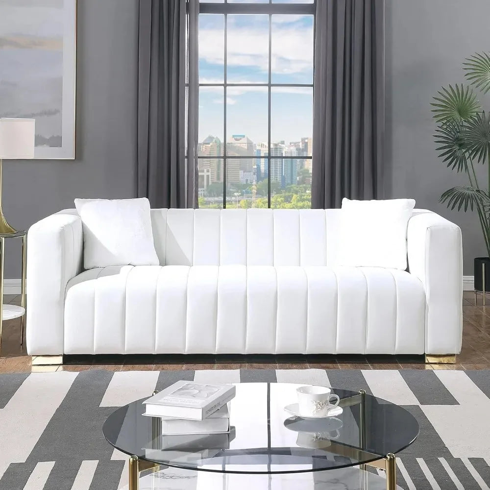 2 Pcs Living Room Sofa and Loveseat