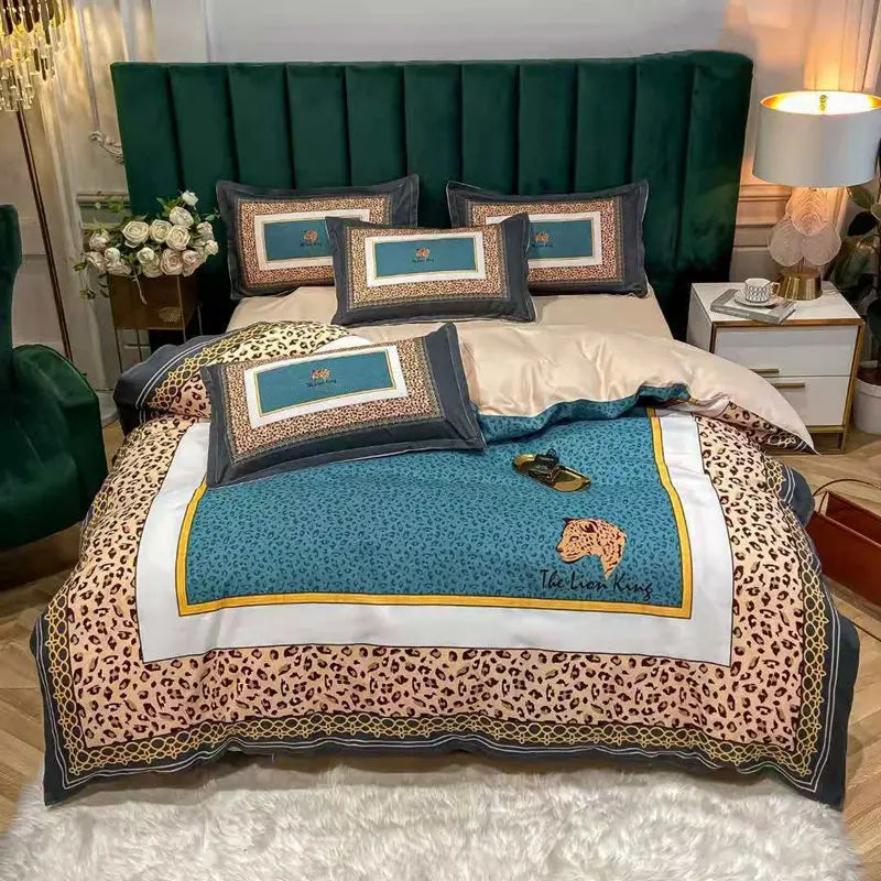 Luxury Horse Print Bedding Set