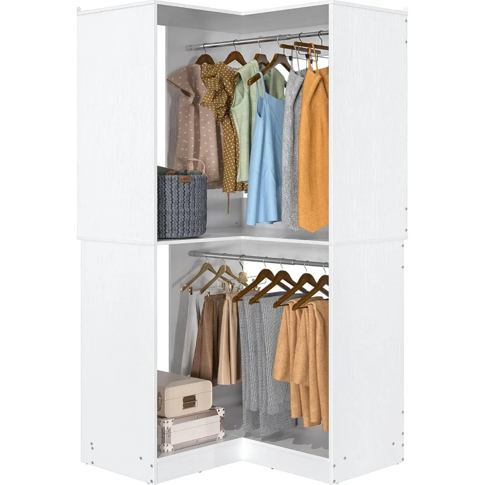 Corner Closet System, 32 Inches Wide