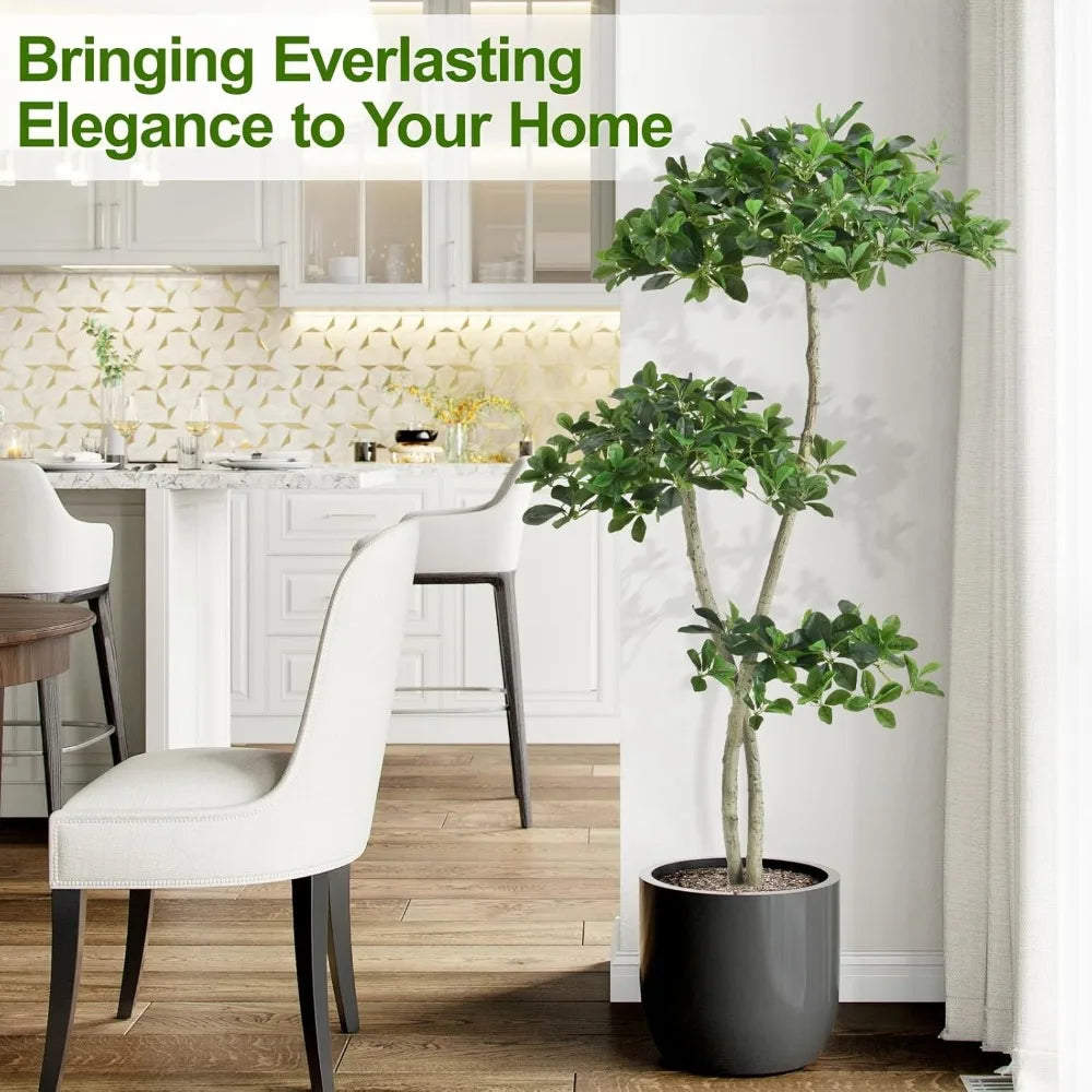 5ft Tall Artificial Black Olive Tree