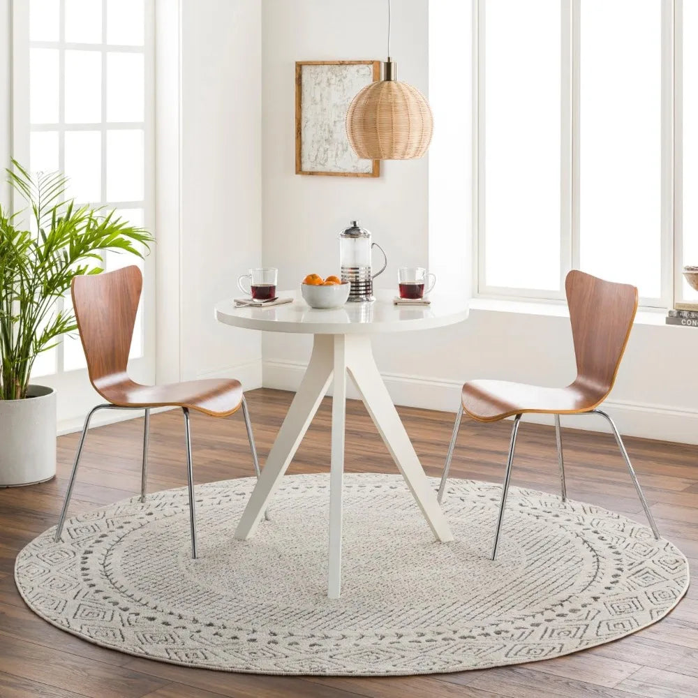 Round Farmhouse Area Rug