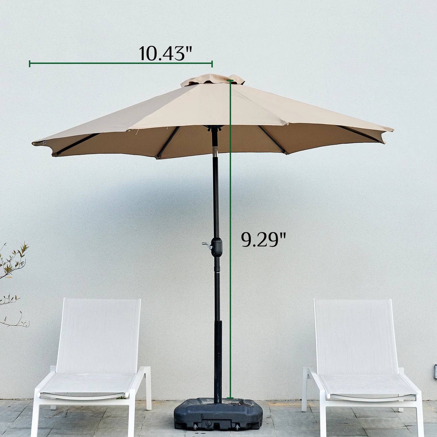 All Weather Outdoor Patio Umbrella For Backyard