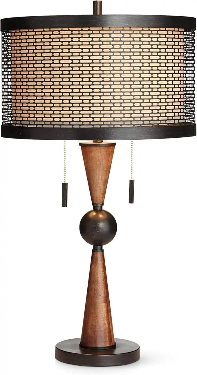 Rustic Farmhouse Table Lamp 29 3/4" Tall