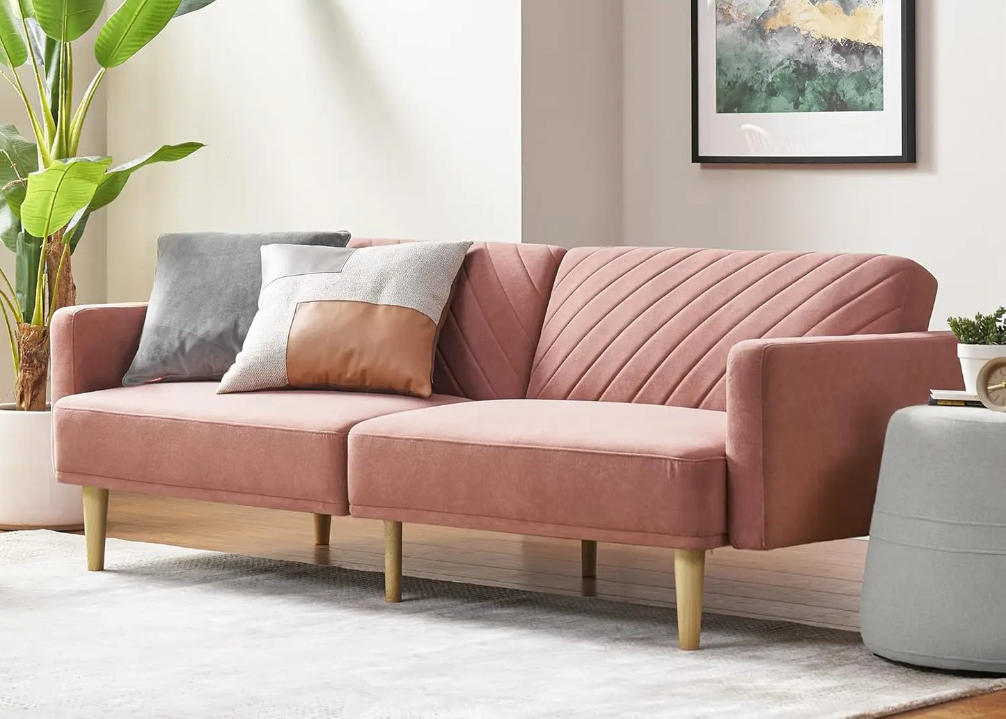 Mid Century Modern Futon Sofa Bed