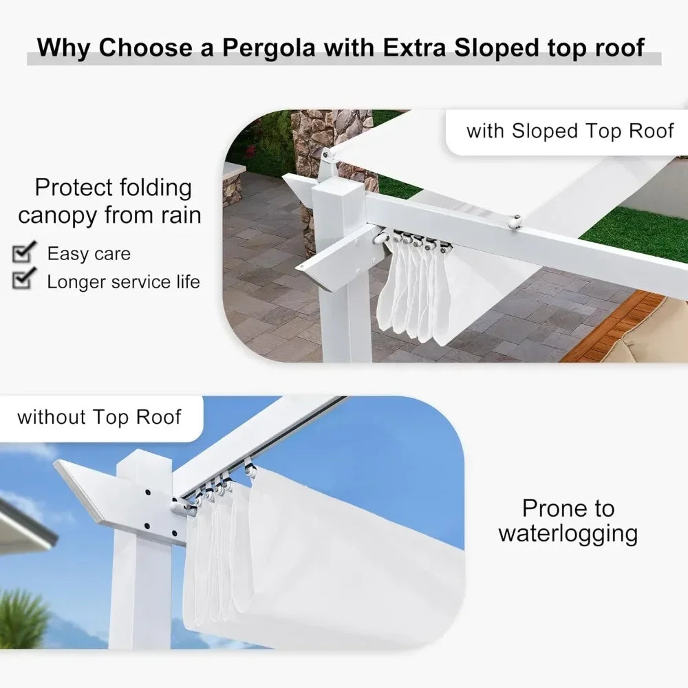 Modern Outdoor Retractable Pergola