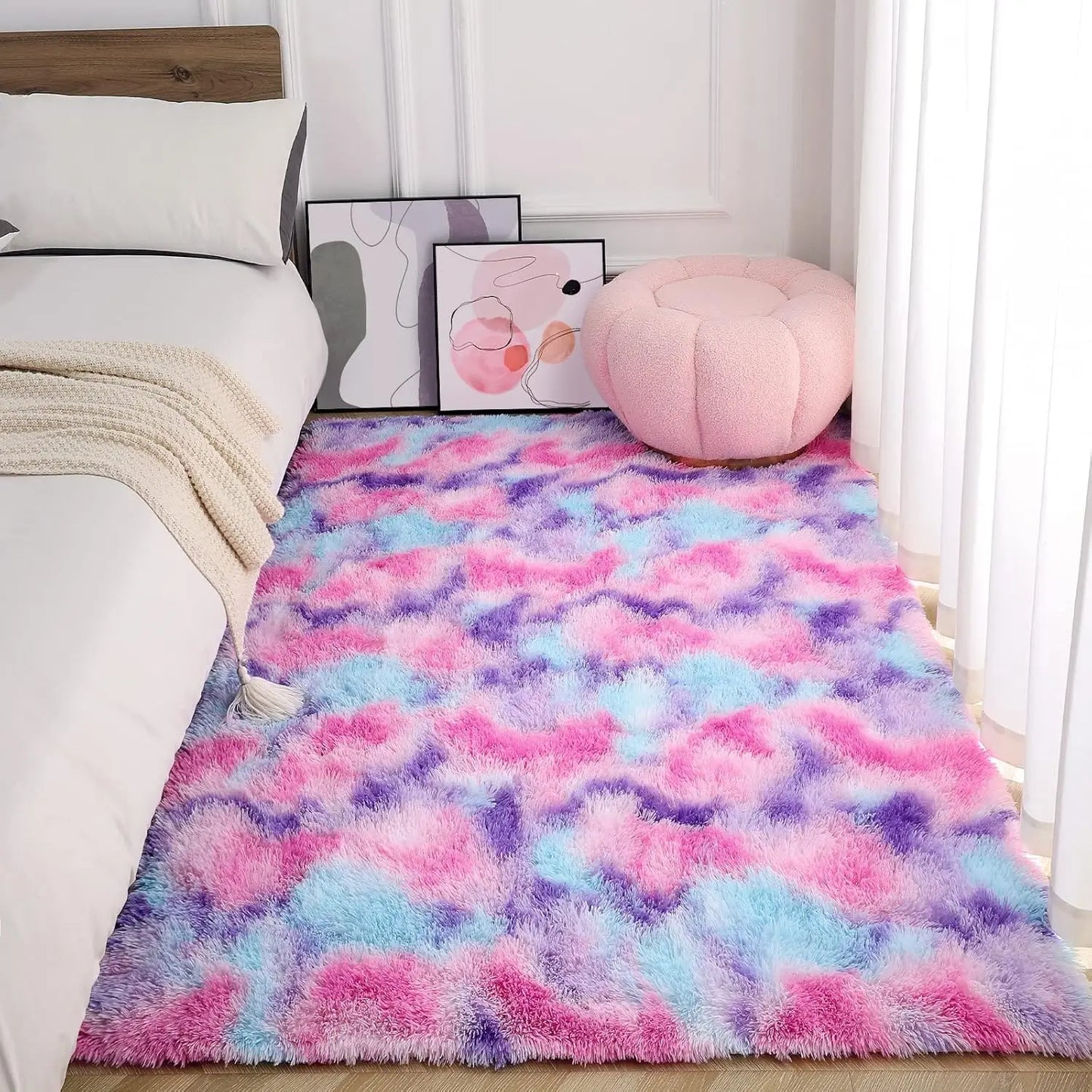 Indoor Plush Soft Carpet for Kids Room