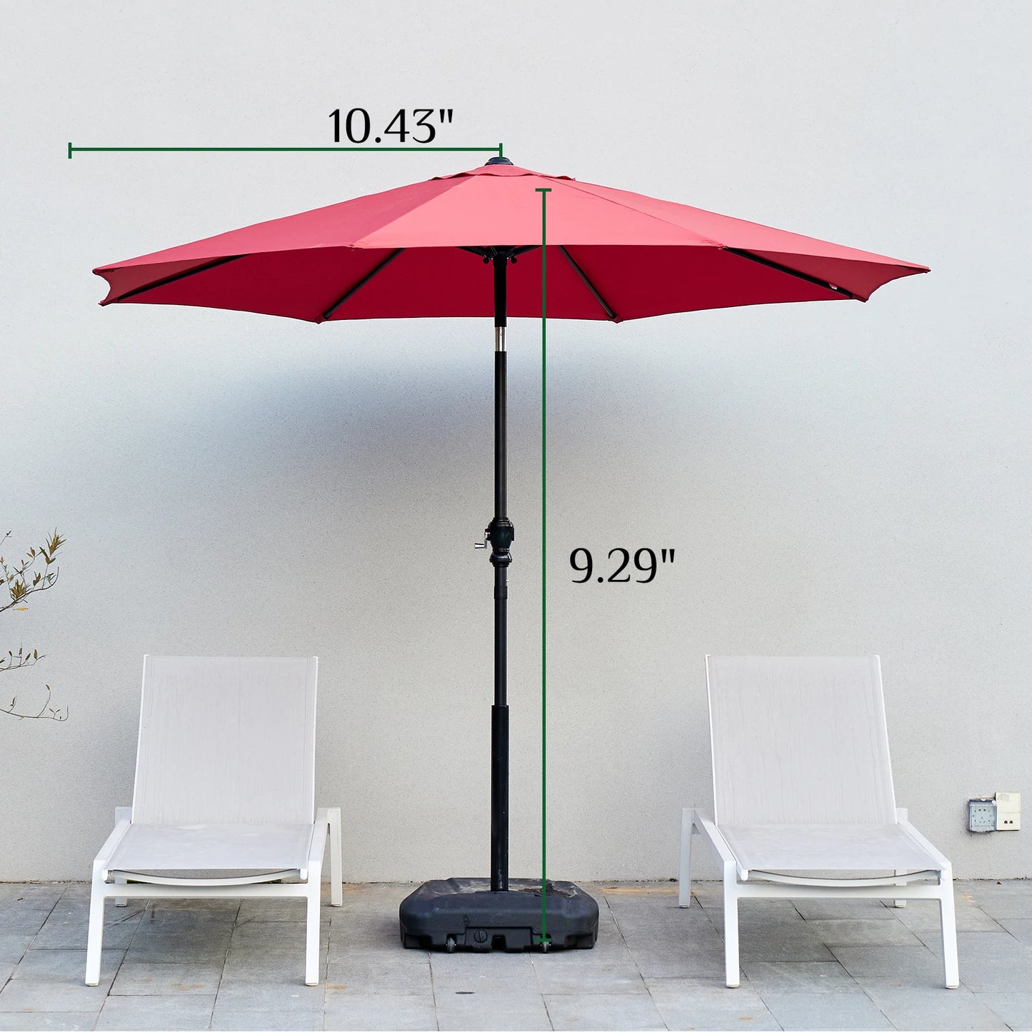 All Weather Outdoor Patio Umbrella For Backyard