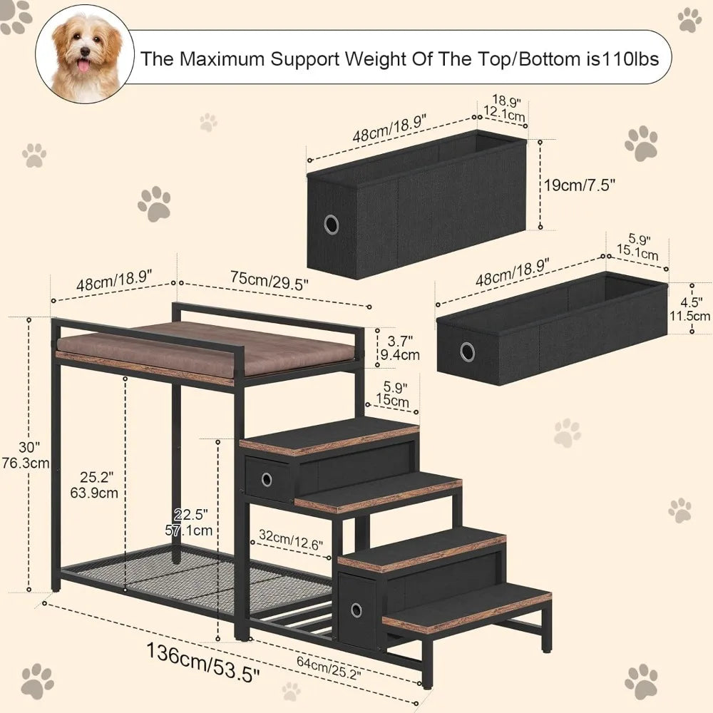 Pet Bunk Bed, Dogs/Cats Window Perch
