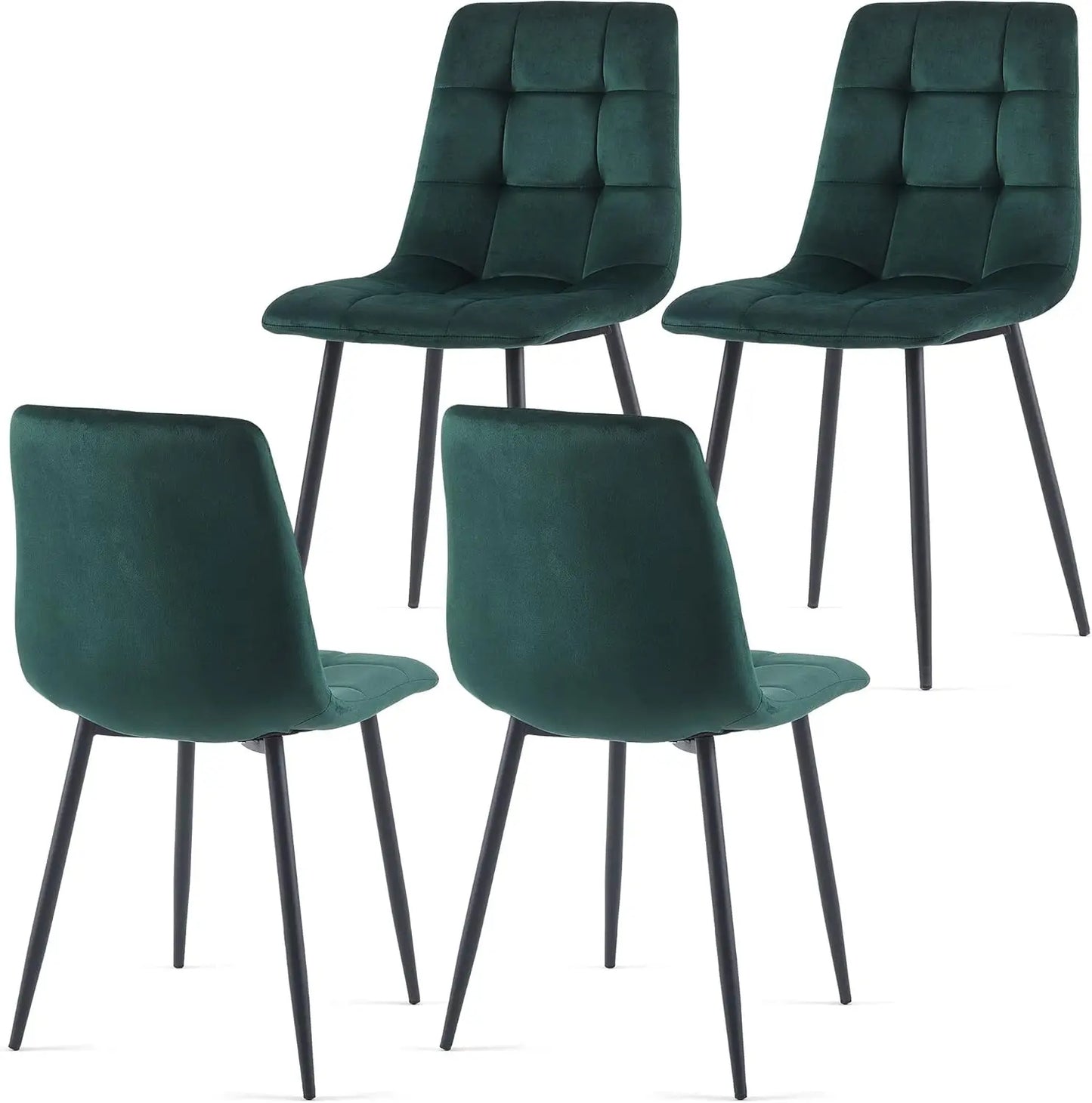 Velvet Dinner Chairs Set of 4