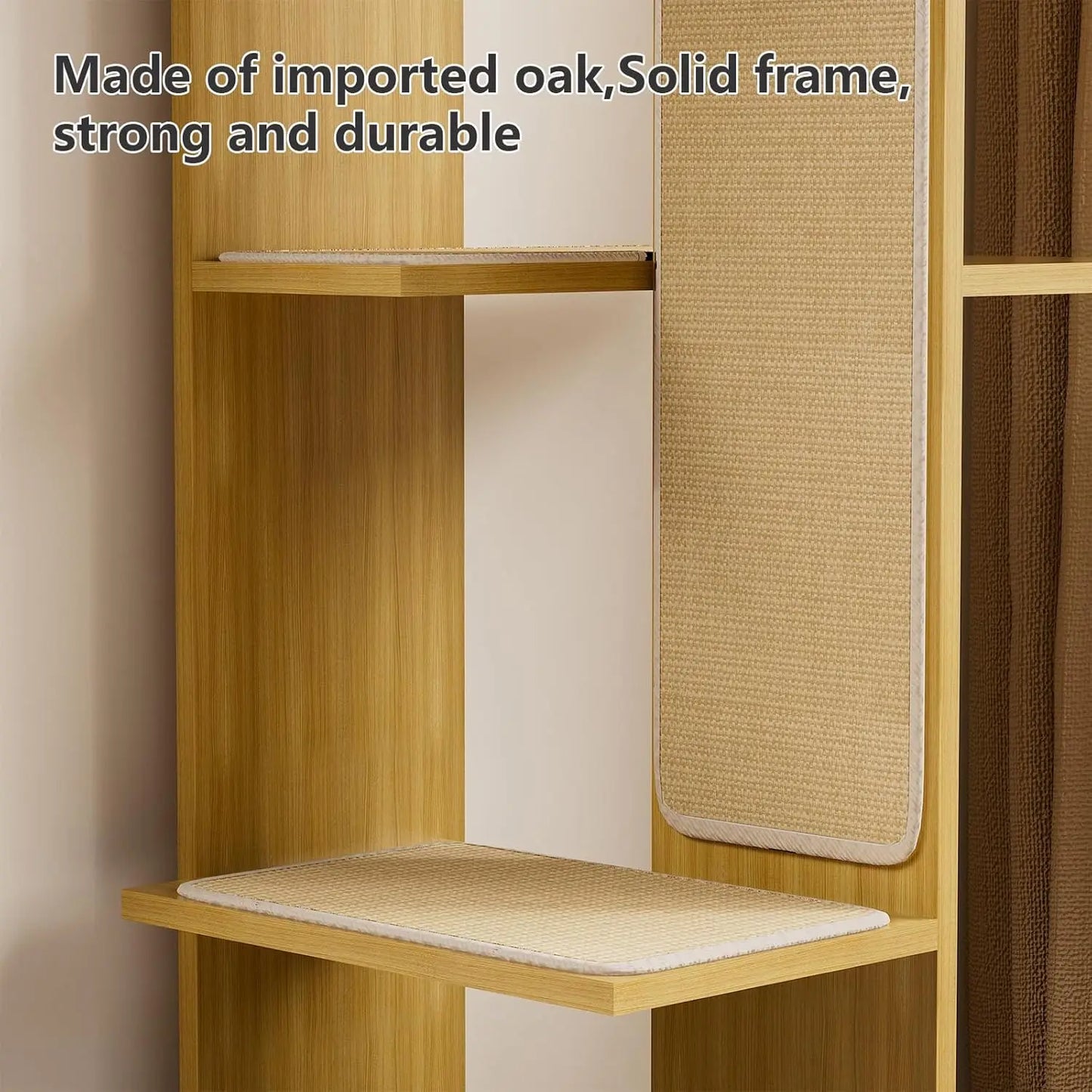 Multi-Level Modern Tower with Sisal Scratching Posts