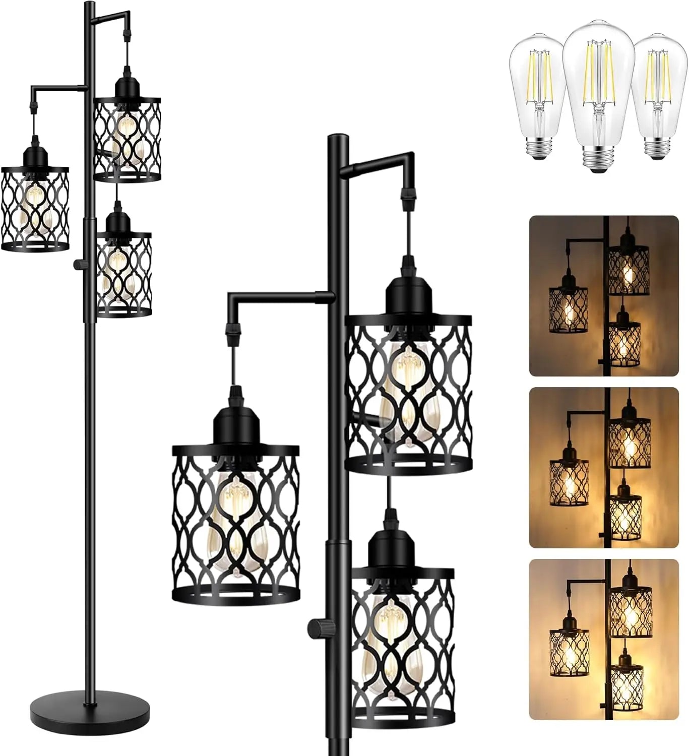 Dimmable Farmhouse Floor Lamp
