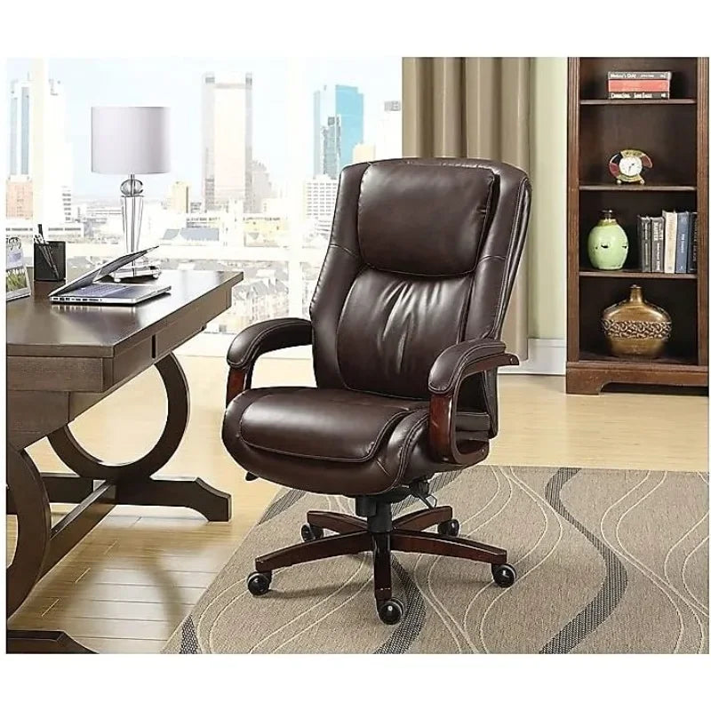 La-Z-Boy Winston Leather Executive Chair Brown