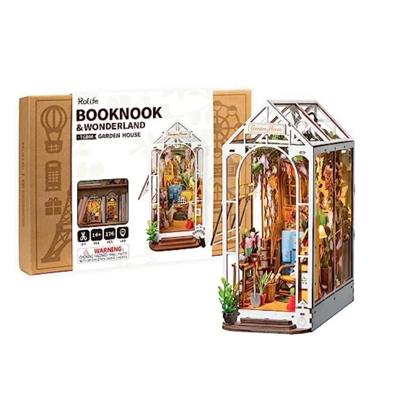 DIY Book Nook Dollhouse Model Kit