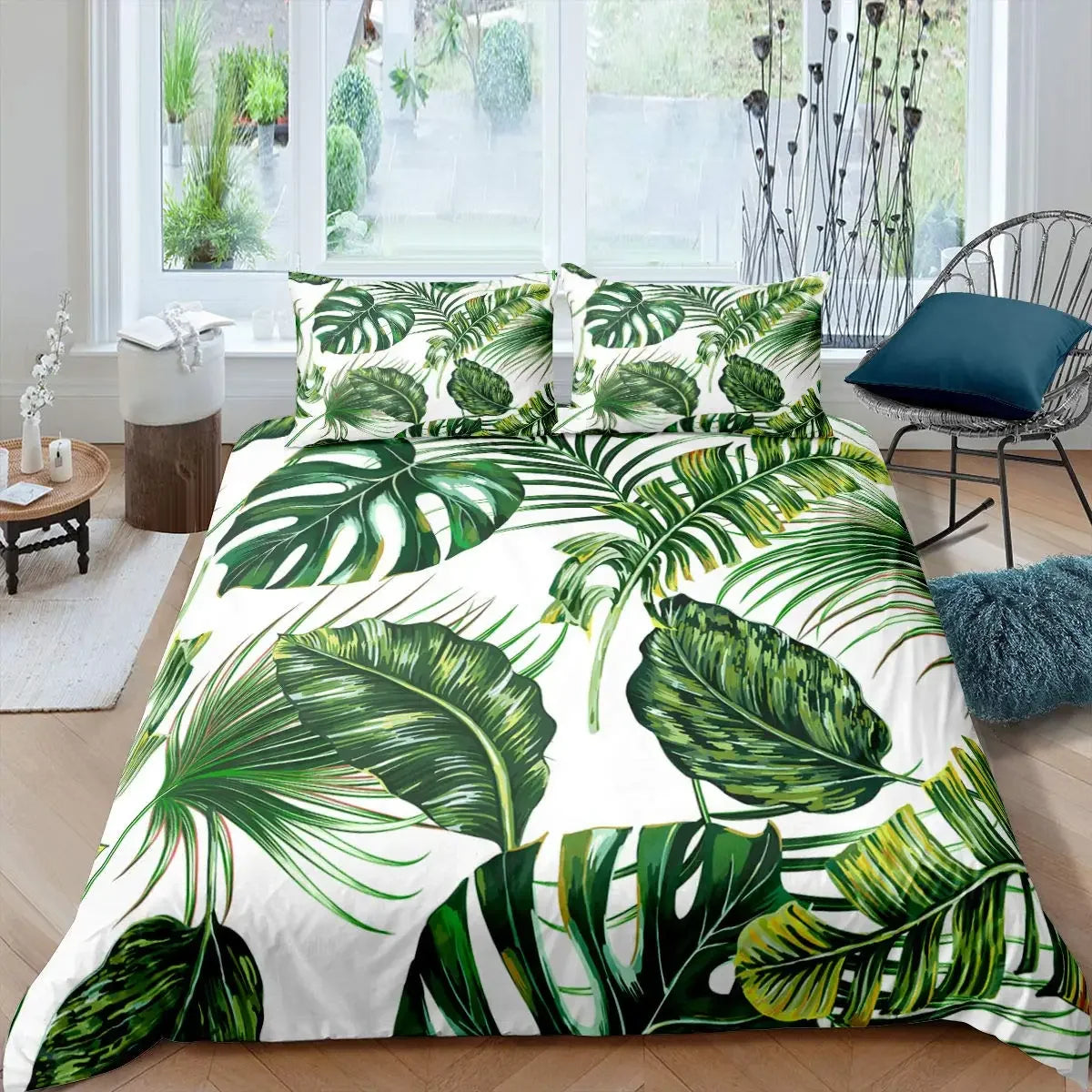 Palm Leaves Duvet Cover 2/3 Pieces