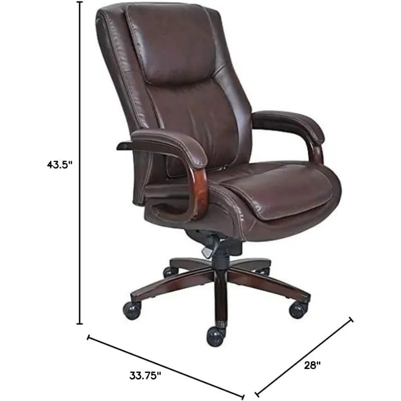 La-Z-Boy Winston Leather Executive Chair Brown