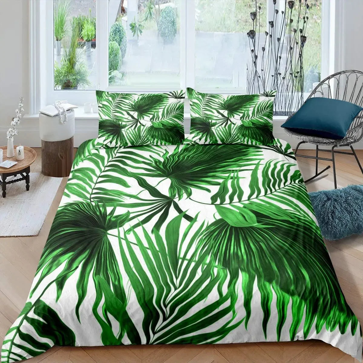 Palm Leaves Duvet Cover 2/3 Pieces