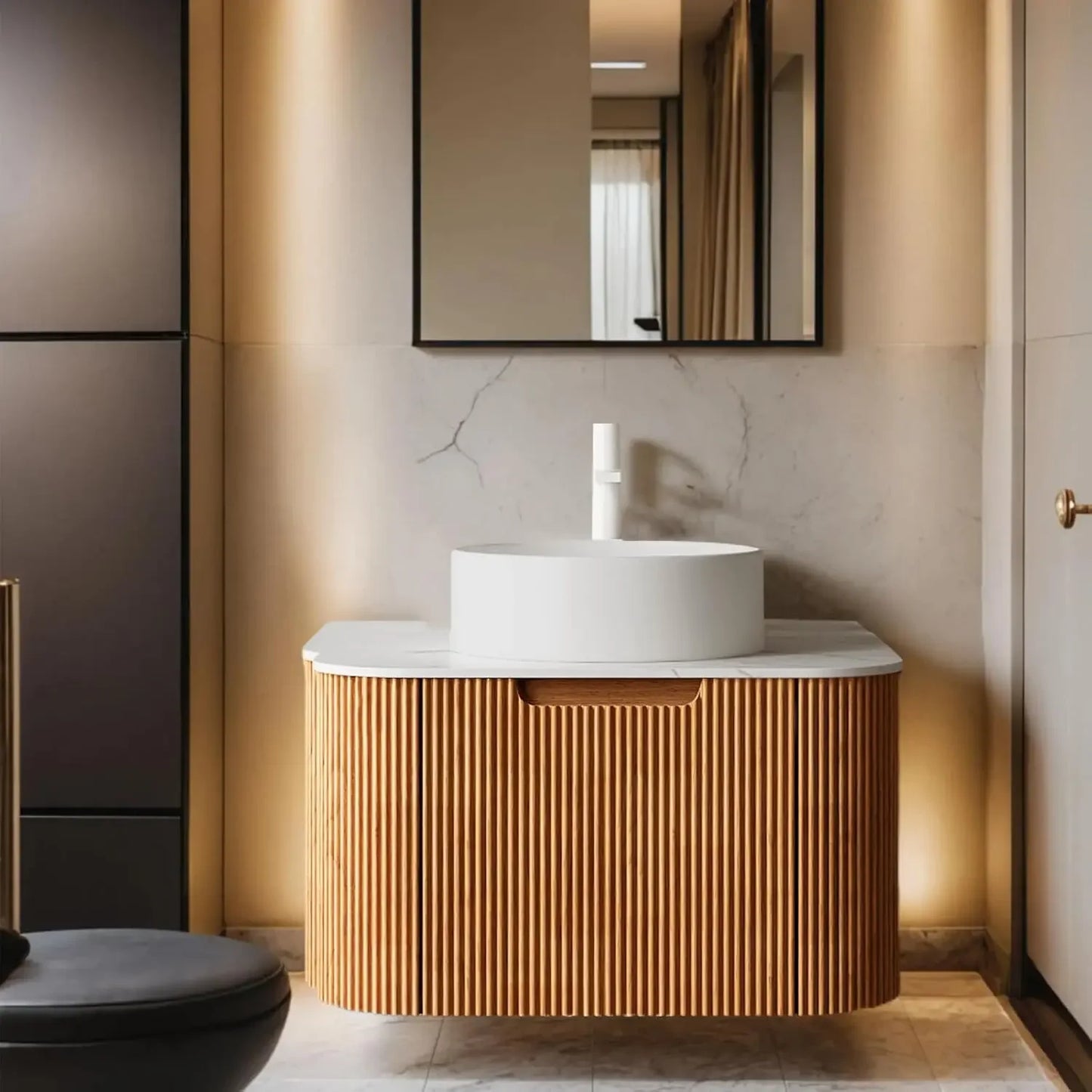 Modern Floating Bathroom Vanity with Sink