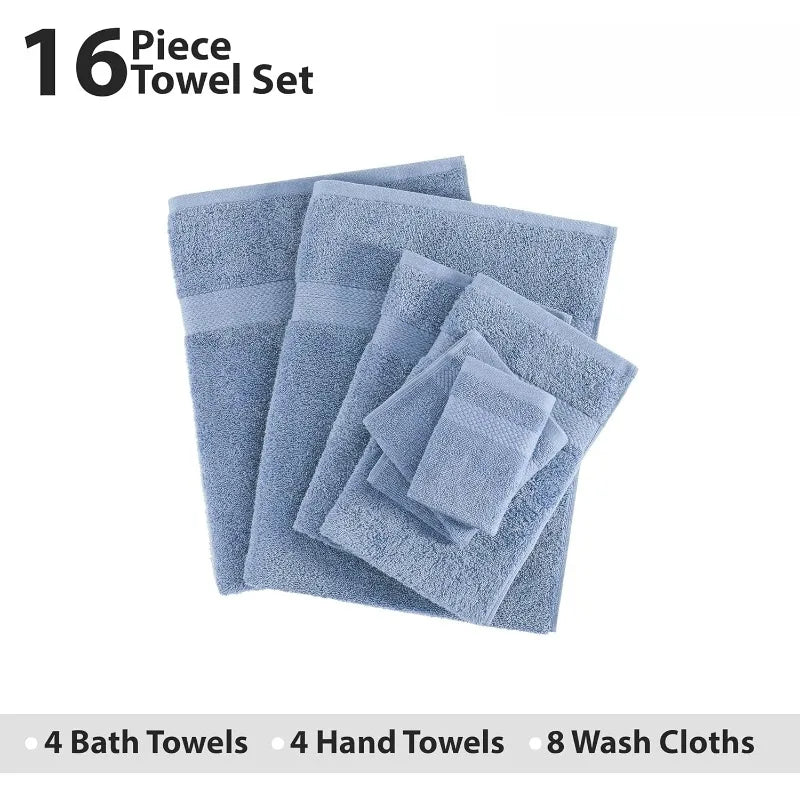16 Piece Premium Quality Hotel Towels