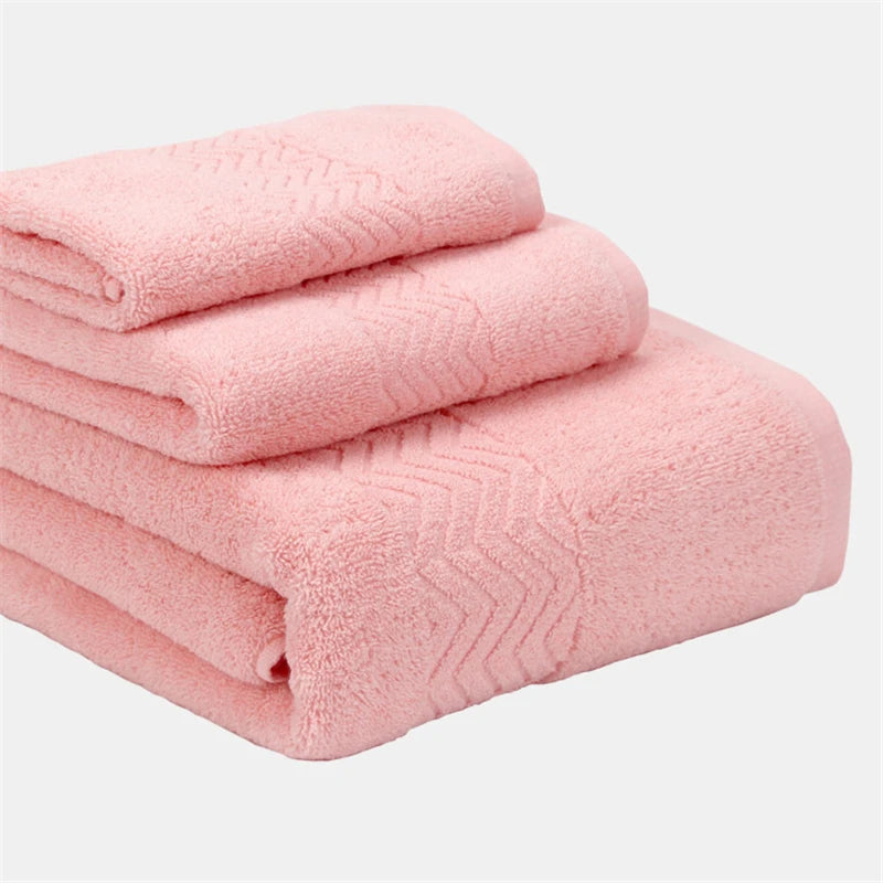 High Quality 3pcs Cotton Towel Set