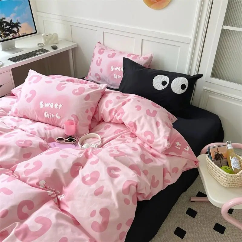 Duvet, Sheet, and Pillowcases Bedding Set