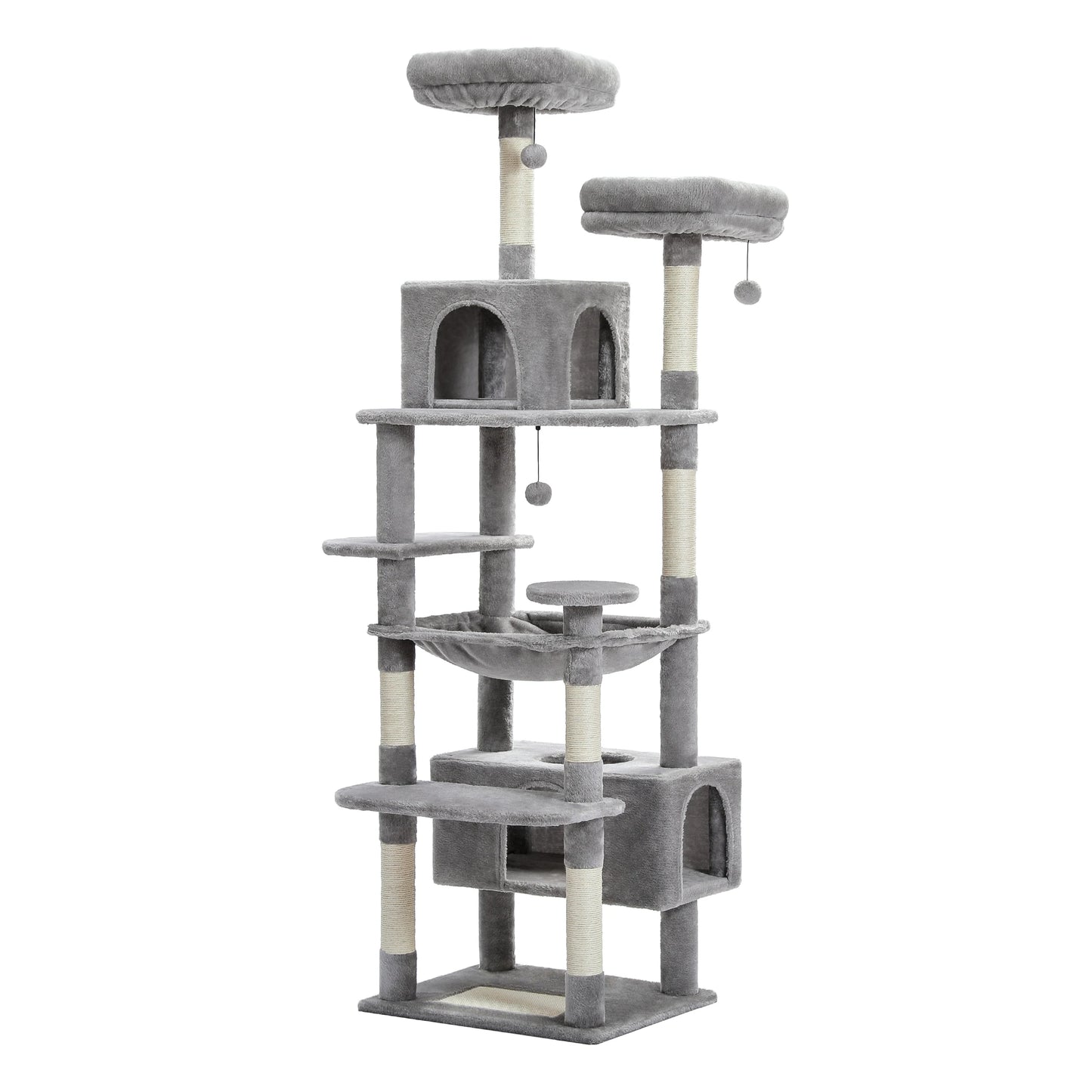 Tall Cat Tower for Indoor Cats Multi-Level