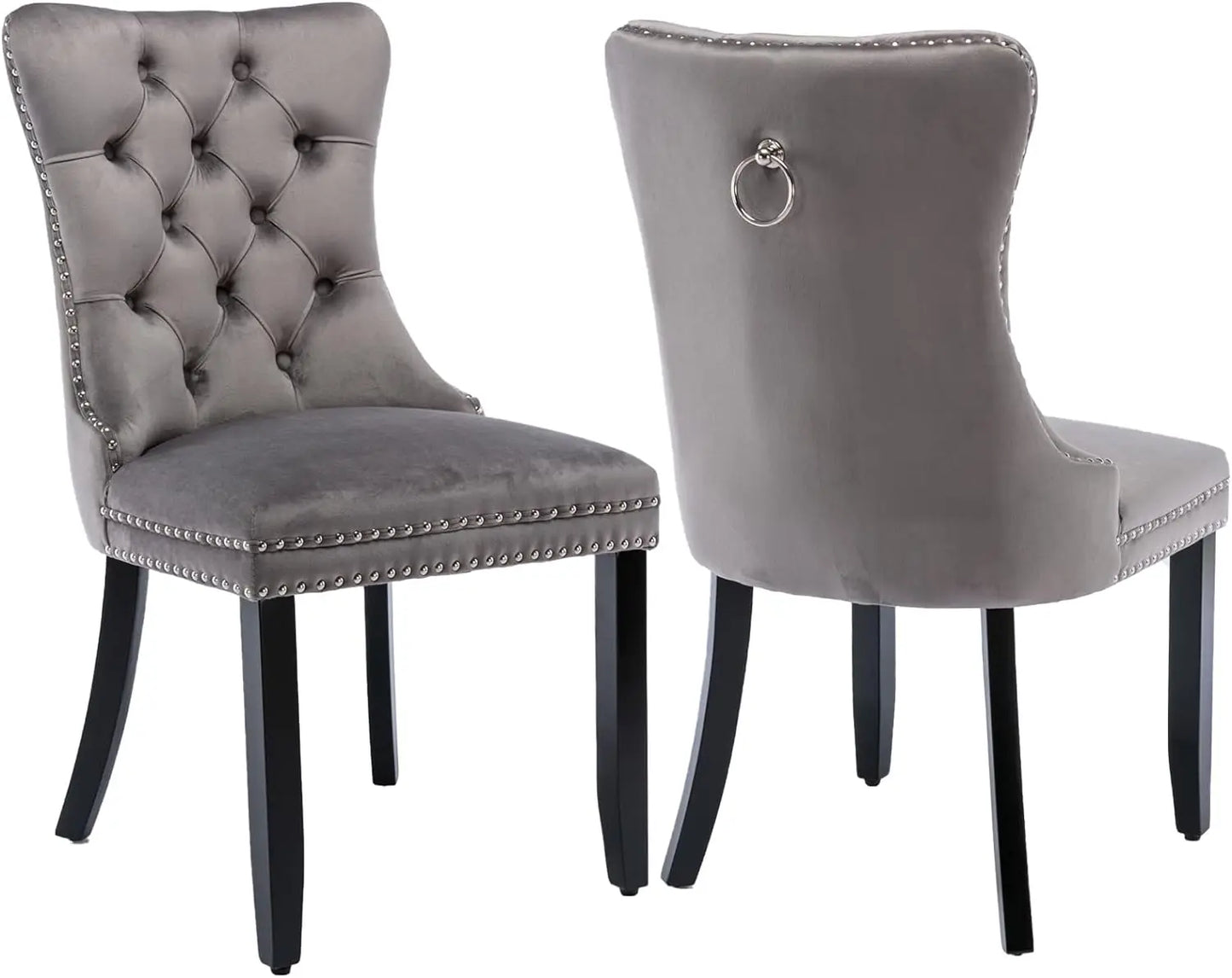 Velvet Upholstered Dining Room Chairs