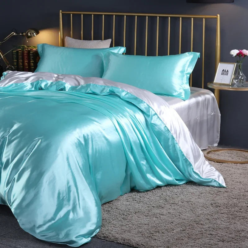 Luxury Satin Duvet , Sheet Set and Pillowcases
