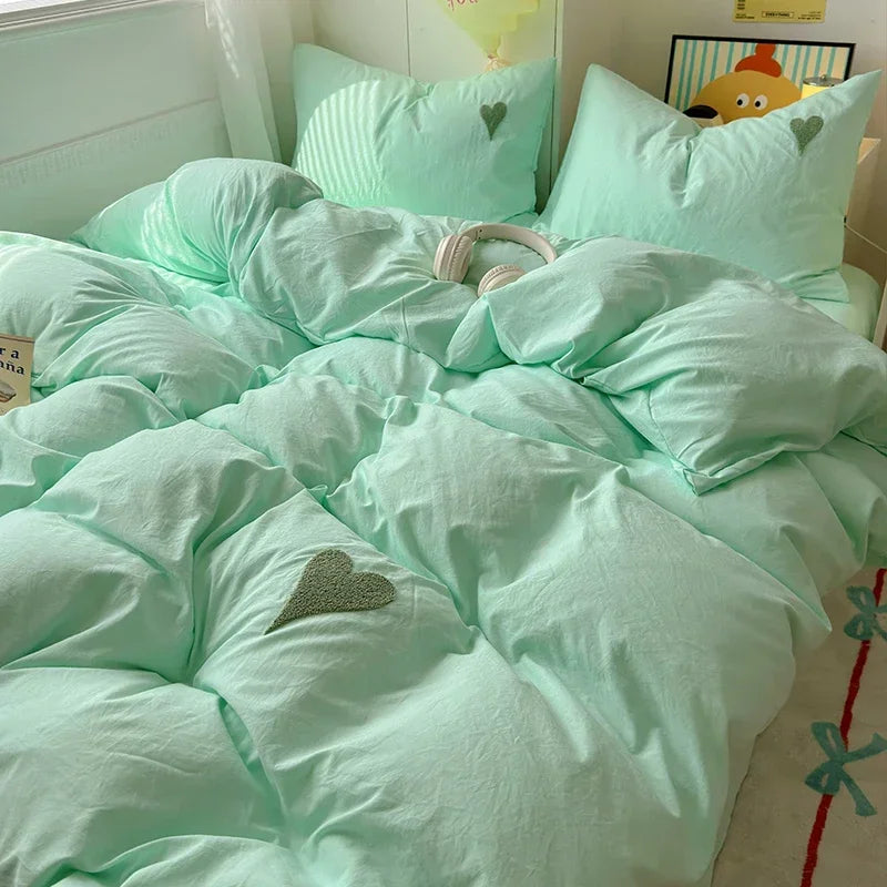 Super Soft Black Duvet Cover Set, Sheets