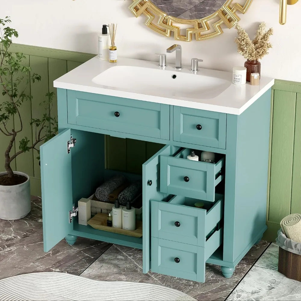 36" Bathroom Vanity with Sink Combo