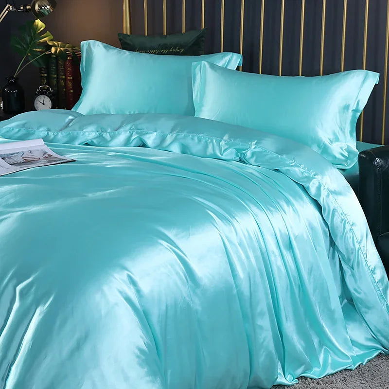 Luxury Satin Duvet , Sheet Set and Pillowcases