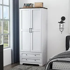 Modern Functional Clothes Cabinet with Adjustable Shelf