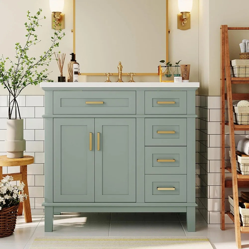 36" Bathroom Vanity with Sink Combo