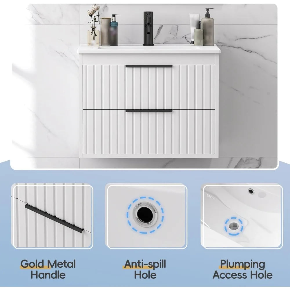Bathroom Vanity Cabinet with Sink Combo