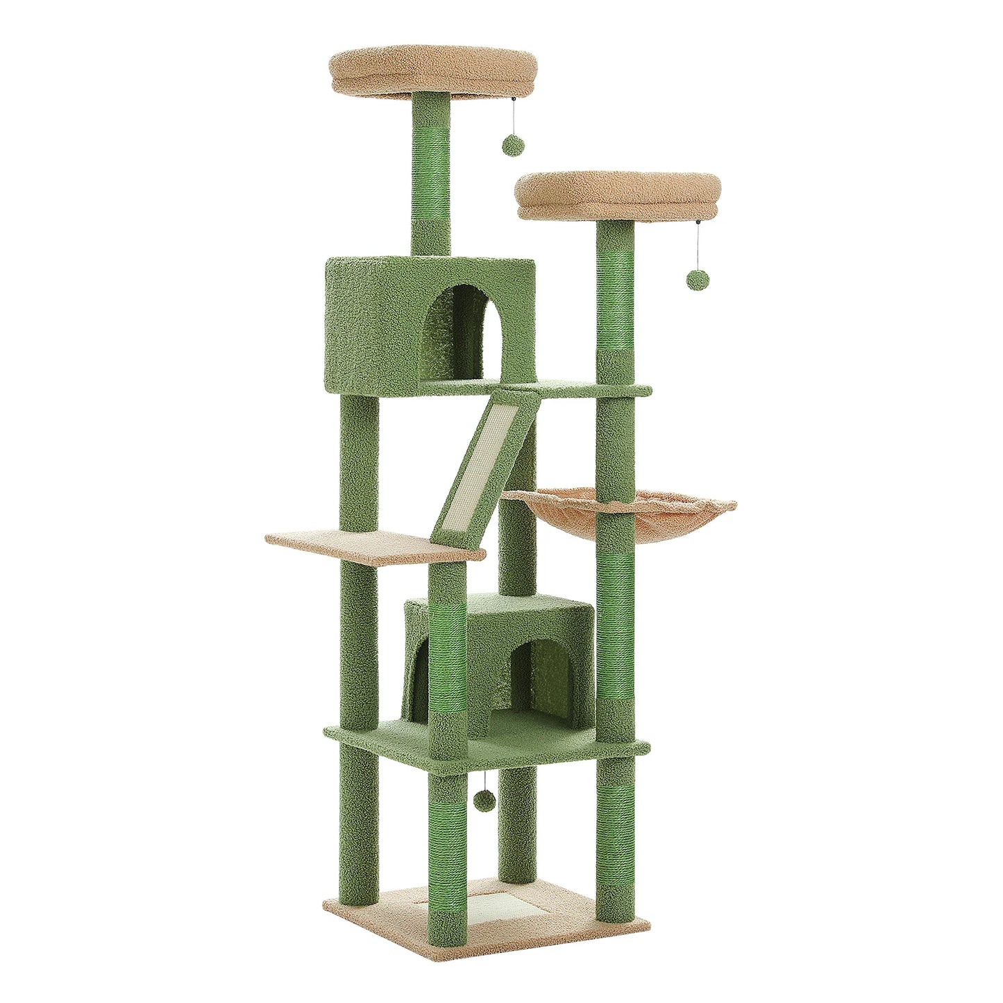 Tall Cat Tower for Indoor Cats Multi-Level
