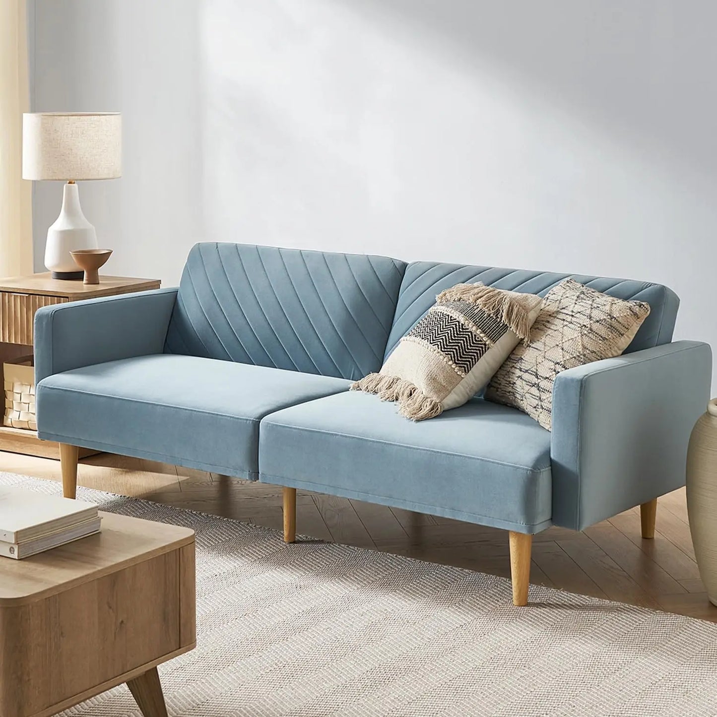 Mid Century Modern Futon Sofa Bed
